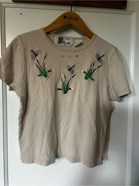 Fun Vintage Dragonfly T-Shirt 100% Cotton